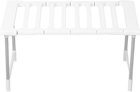 DOITOOL Estante Extensible para Microondas y Horno Soporte Ajustable para Encimera y Debajo del Fregadero Organizador Multifuncional de Cocina para Almacenamiento