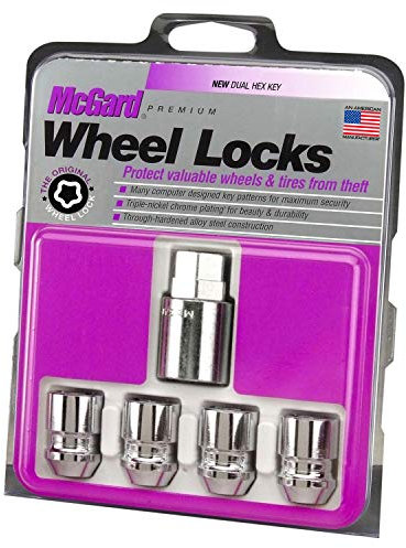 McGard 24157 Cromo sede conica Wheel Locks (Dimensioni Filettatura M12 x 1.5) – Set di 4