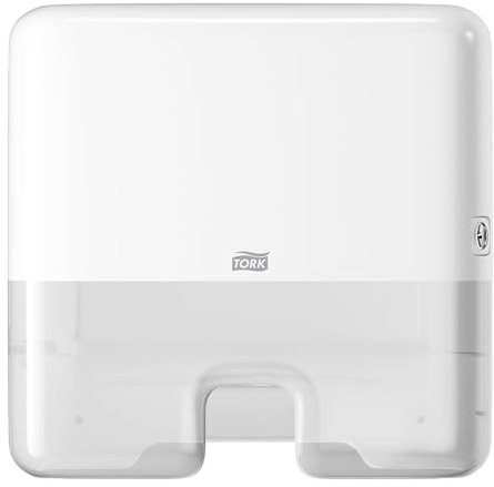 Tork Xpress Mini Spender für Multifold-Handtücher Weiß H2, Einzeltuchentnahme, Elevation Design, 552100