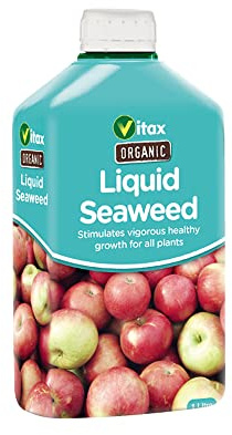 Sealed Vitax Organic Liquid Seaweed Fertilizer 1 LT Concentrated New