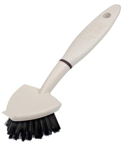 Greener Cleaner Pot & Pan Brush, Cream, One Size