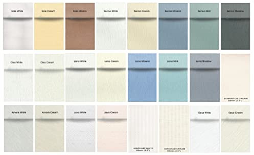 Made to measure vertical blind Replacement Slats Slat Louvers/89 mm, textile, multi-coloured, 89mm (3.5