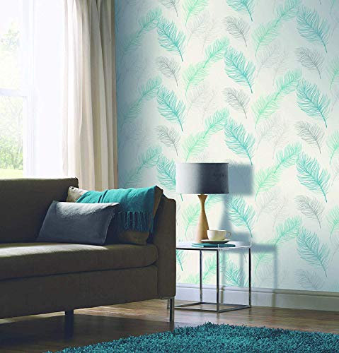 Arthouse Whisper Tapete, blaugrün
