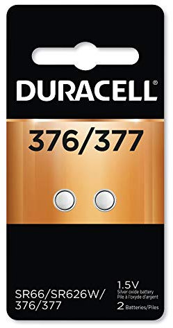Silver Oxide 377 1.5 volt Electronic/Watch Battery 2 pk