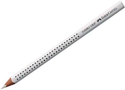 Faber-Castell 3 Buntstifte Jumbo Grip, Weiß