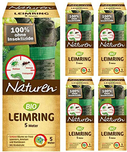 5 x 5 Meter Naturen Leimring gegen Frostspanner insektizidfrei