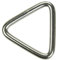 Karabiner & Mehr 5X KAMERO Edelstahl V4A, Ring, dreieckige Form, 6x45mm, Triangel, Triangle, rostfrei