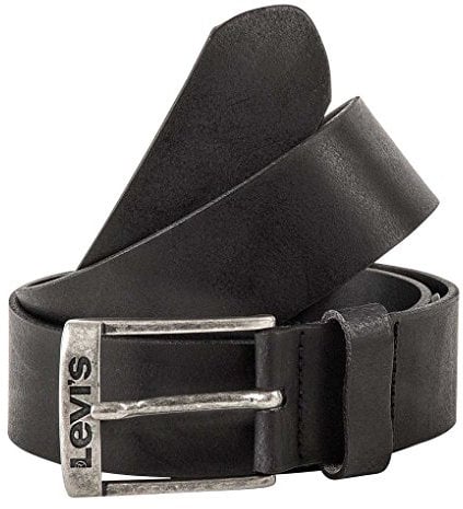 Levi's Herren New Duncan Gürtel, Schwarz (Black), 100