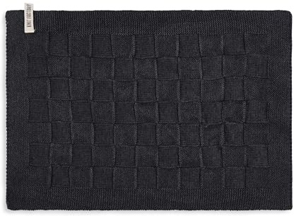 Knit Factory - Tischset Uni - Anthrazit - 50x30 cm