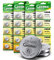 CR1632 Lithium 3V Batterie, Bouton de Pile Bouton électronique pour Jouets Calculatrices Montres (20 Pcs)
