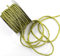 Cordoncino in lurex, 15 m x 4 mm, lucido, nastro decorativo per decorazioni, filo dorato (oro lucido)