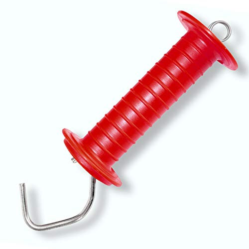 4 x LACME RED Gate Handles for electric fencing