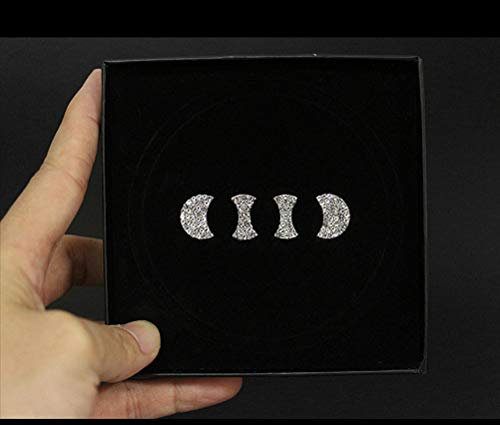 shseth Bling Bling Auto Lenkrad Logo Abzeichen Emblem Cover Diamant Dekoration, einzigartiges Geschenk für Frauen Audi-NEI