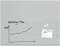 SIGEL GL213 Premium Glas-Whiteboard 120x90 cm grau hochglänzend, SGS geprüft, einfache Montage, incl. 2 starke Magnete, Glas-Magnettafel Artverum