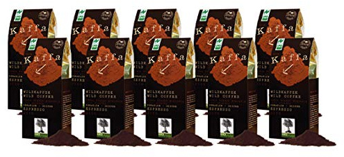 ORIGINAL FOOD Wildkaffee Kaffa Espresso, gemahlen (250 g), 10er Pack