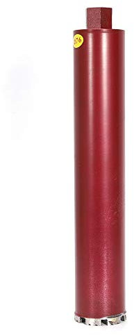 YISSALE Couronne de forage diamantée, 63 mm, pour carotteuse, compatible avec béton, marbre, brique, carrelage, granit, grès