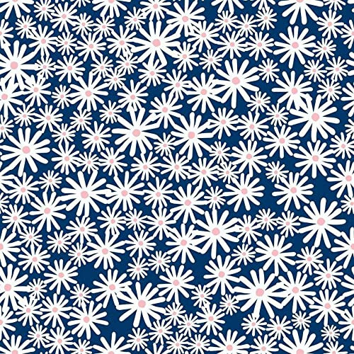 Skinnydip Daisy Floral Wallpaper Blue - 180511