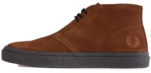 Fred Perry Hawley Suede Stiefelletten/Boots Herren Braun - 44 - Boots Shoes