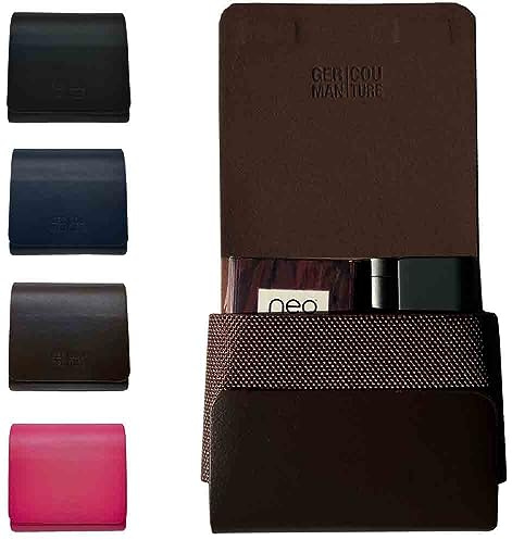GC German Couture Tasche Etui kompatibel mit glo Hyper Pro oder Hyper X2 Air Tabakerhitzer neo/veo Sticks Zubehör Schutzhülle, braun
