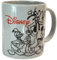 Disney Mickey Mouse Donald Duck Goofy Sketchy Group Tasse, 325 ml, Sketchy Group Script 325 ml