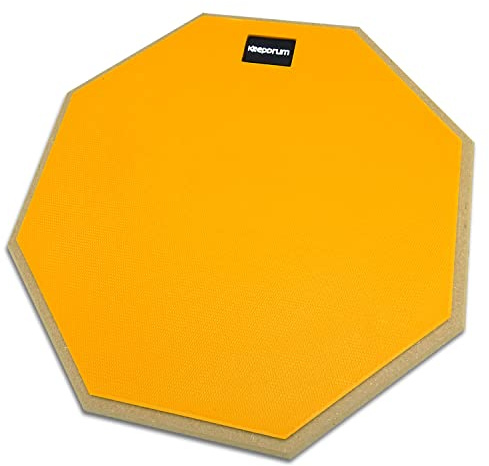 keepdrum DPOR12 Übungspad Schlagzeug Practice Pad Orange 12 Zoll