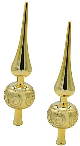 ABOOFAN 2st Weihnachtsbaumspitze Stern Saisonale Baumkrone Weihnachtsbaumschmuck Für Den Feiertag Saisonale Baumspitzen Weihnachtsdekorationen Vintage Kürbis Plastik Berühmtheit 3D