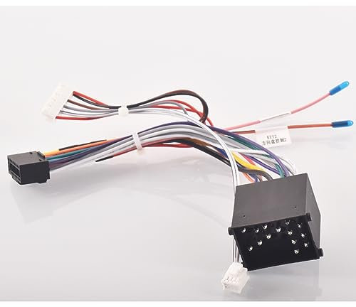 Toiumops Cable Adaptateur pour BMW E46 3 Series E39 5series E53 X5, 16pin pour Android Autoradio Stéréo Câblage Câble Adaptateur, Câbles