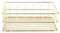 Metall-Organizer-Korb, Aufbewahrungskorb Grid Drahtkorb Drahtgitterkorb Make Up Organizer Aufbewahrung Multifunktionaler Drahtgitter-Desktop-Speicherorganisator für Haus und Büro (Klein, Gold)