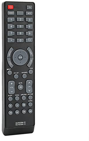 Ersatzfernbedienung für Insignia TV NS – RC03A-13, NS-32L120A13, NS-40L240A13 – Hochwertiges ABS-Material, Einfach zu Bedienen, 10 M Fernbedienungsentfernung