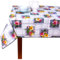 Wachstuch Tischdecke mit Kantenverstärkung - Wasserabweisend, Leicht zu Reinigen und Wetterfest - Oeko-TEX Zertifiziert - 140 x 220 cm - Frühlingblumen