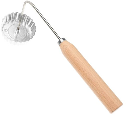 PRETYZOOM 1 Set Pie Spoon Frying Mold Cheesecake Metal Biscuit Pastry Molds Rice Cookee Doll Cake Pan Cooking Spoon Skillet Air Fryer Waffle Fried Cookie Gummy Molds Wood Mesh Tool