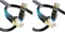 DbillionDa Cat8 Ethernet Cable, 1.8M Heavy Duty High Speed 26AWG Cat8 LAN Network Cable 40Gbps, 2000Mhz with Gold Plated RJ45 Connector, Weatherproof S/FTP UV Resistant for Router, BLACK, Cat8-6ft