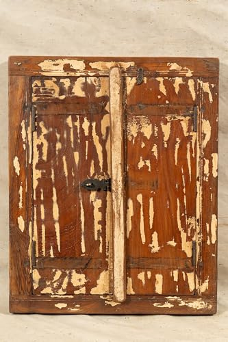 Biscottini Porte intérieure fenêtre L46,5XPR7,5XH56,5 CM - Porte en bois - Portes intérieures et extérieures - Meubles maison