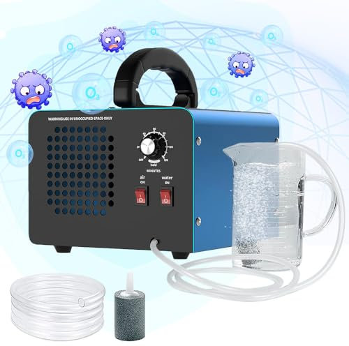 32g/H Ozongenerator Ozongerät mit 2 Modus, Ozonisator Industrieller O3 Ozon Luftreiniger mit 30 Min Timer bis zu 300㎡ Geruchskiller für Auto/Wohnung/Rauch/Haustiergerüche/Küchengerüche