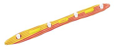 FUNBOY Aufblasbares Shot Board Ski, 4 Schuss Kapazität 1,8 m lang, 4 Schnapsbecher inklusive, Retro 80er Jahre Sommer Design