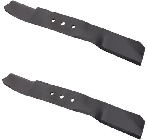 Lot de 2 lames mulching 43 cm pour Husqvarna Rider 111B 111B5 R112 C C5 5224495-10 5224495-03