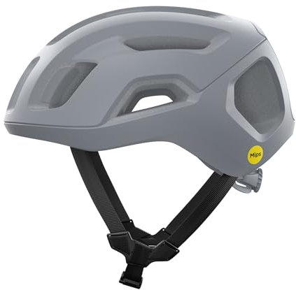 POC Unisex – Erwachsene Ventral Air MIPS Fahrradhelm, Granite Grey Matt, L (56-61cm)