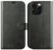 OCASE for iPhone 16 Pro Case, PU Leather Wallet, Magnetic Flip Folio Cover with RFID Blocking, Card Holders, Shockproof TPU, and Kickstand for 6.3 Inch iPhone 16 Pro (2024), Black Graphite