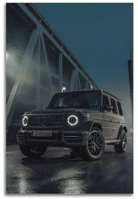 UNSGA SUV Off-Road-Auto-Poster, G-Klasse G63 W463 AMG, Sportwagen-Poster, dekorative Malerei, Leinwand, Wandposter und Kunstdruck, moderne Familienschlafzimmer-Dekoration, Poster, 30 x 45 cm