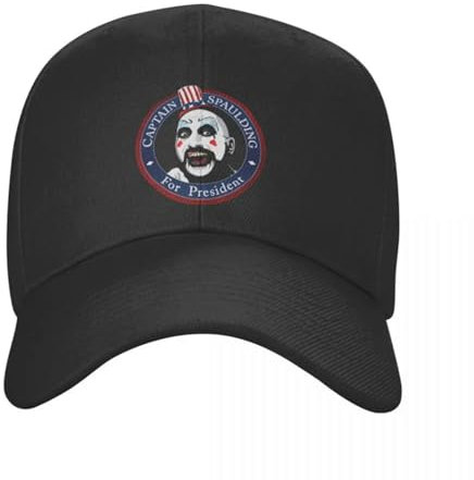 Baseballmütze Captain Spaulding Baseballmütze Hip Hop Verstellbarer Horrorfilm Haus der 1000 Leichen Papa Hut Sommer Snapback Caps Hüte