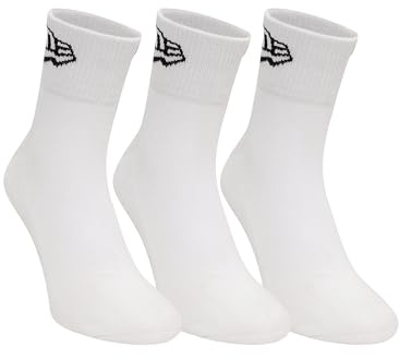 New Era Flag Ankle 3 Pack Socks White