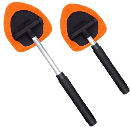 FOKAI Tela Limpieza Parabrisas, para Hummer Tous Les modèles Hummer H2 2008 Hummer H3 Coche Lavado Fregona, Telescópico Coche Interior Exterior Kit Limpieza,1Pcs