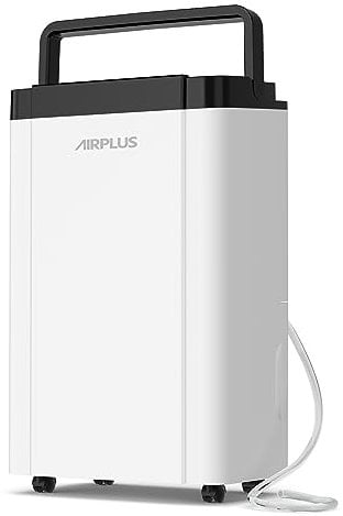 30L/Day Dehumidifier for Large Rooms, Continuous Drain & Clothes Drying Smart Digital Dehumidifier with Mould Prevention, 24H Timer, Auto Defrost, Sleep Mode & Humidity Display, Energy Efficient