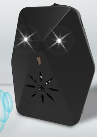 Abnaok Marderschreck Auto - 2 Modi mit Multifrequenz-Ultraschall und Blitzlicht - Effiziente Langzeit Marderabwehr (1pcs)