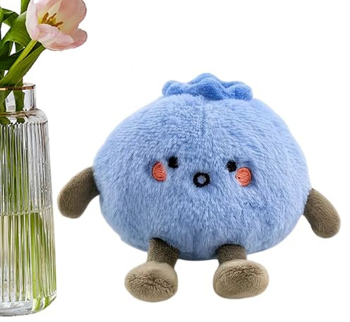 Mirtilli lussuosi, mirtilli lussuosi, giocattolo di peluche di mirtillo, bambole abbracciate per bambini, giocattoli da 4 pollici di peluche, decorazioni per la casa interessanti che abbracciano bambo