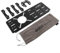 Planche de réchaud de camping en alliage d'aluminium avec support de lampe pour table de camping IGT