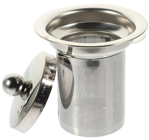 Infuseur à Thé en Acier Inoxydable Argenté, Filtre à Mailles | Filtres à Thé en Métal, Insert D'infuseur à Mailles, Fournitures pour Théière