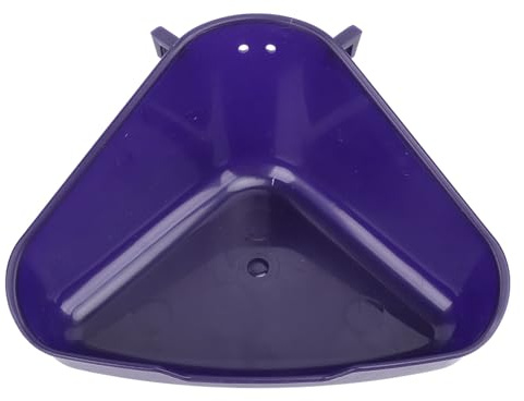 Karlak Hamster-Toiletten-Sandkasten Zum Aufhängen an der Wand, Spritzwassergeschützte Kunststoff-Badewanne für Haustier-Badezimmer (S)