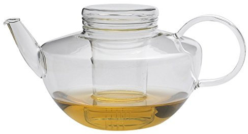 Trendglas Jena Teekanne Opus in schlichter Ästhetik mit Glassieb, 1.2 L