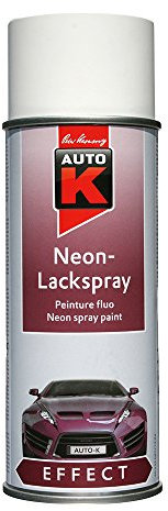 KWASNY 233 092 AUTO-K EFFECT Neon-Lackspray Grundierung Weiß Matt 400ml